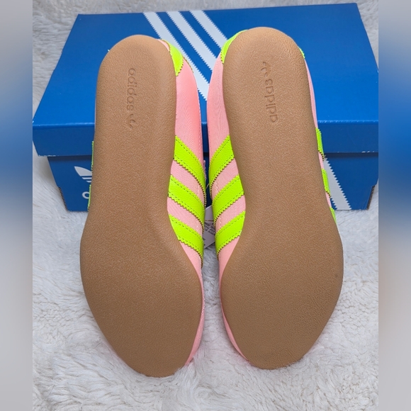 Adidas Tokyo Women's Pink and Green Sneakers - Picture 7 of 9